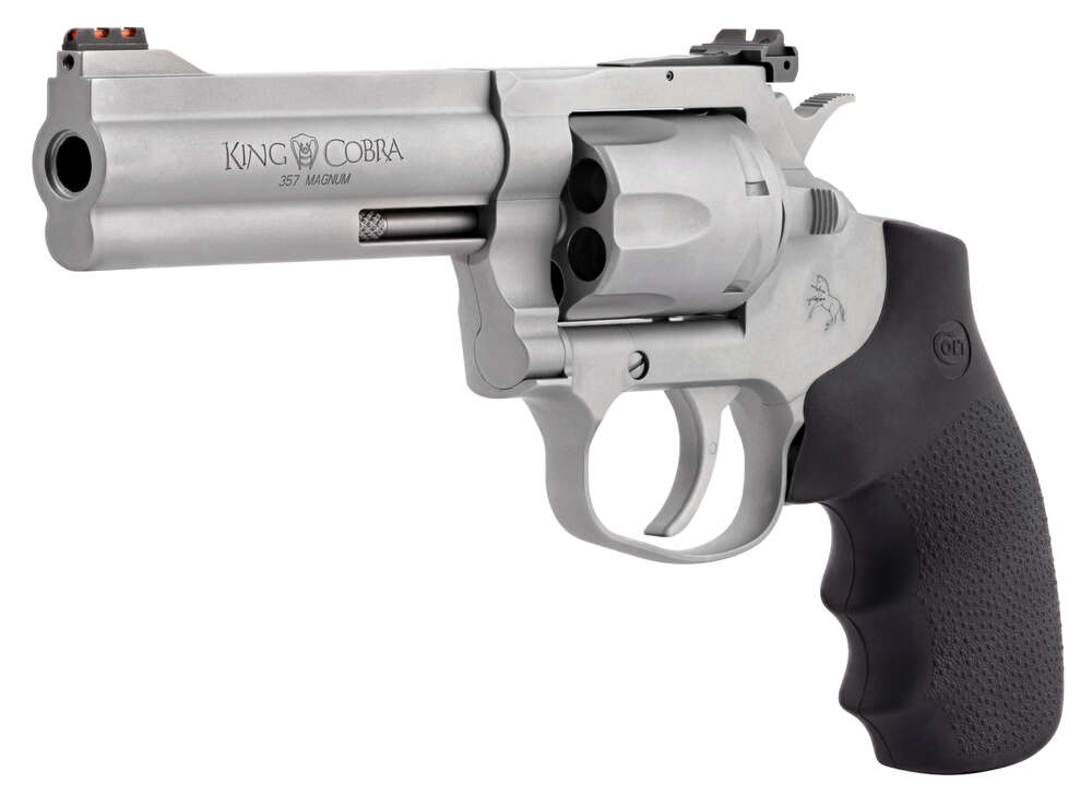 Handguns Colts Manufacturing ZPAP M85 357Magnum|38Special CLT KING COBRA 357MAG 4 MATTE SS TGT SIGHTS BLEM